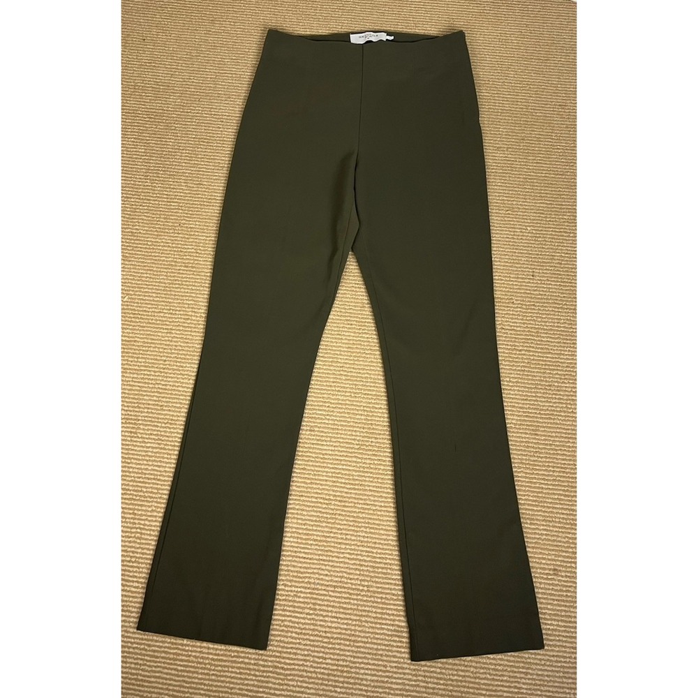 MM. La Fleur Women Green Ankle Dress Pants Size 10 Zip Side - Picture 6 of 14